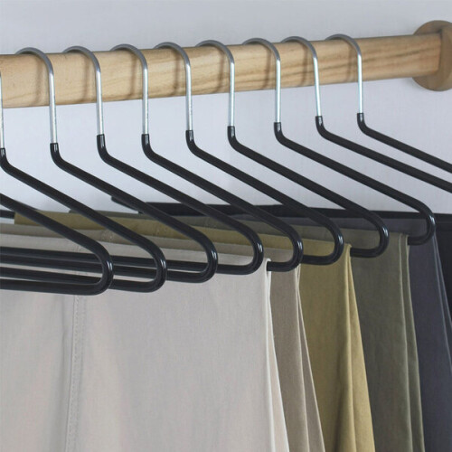 Non-slip trouser hangers 10pcs 1