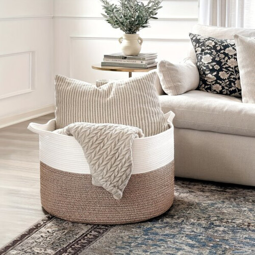 sac à linge en coton tissé 1