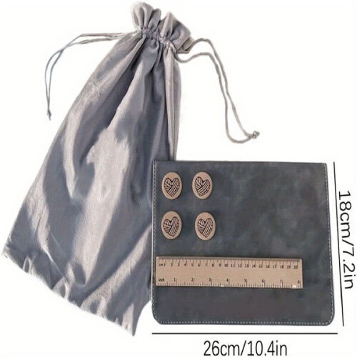 Foldable knitting chart holder 1