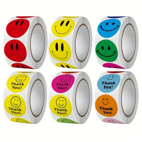 Smiley-Etiketten-Set 2