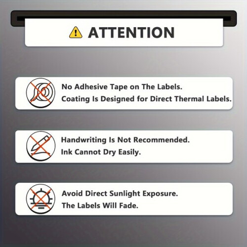 Thermal stickers for labels 1