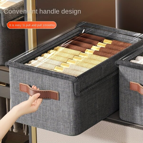 boîtes de rangement en plastique transparent 2