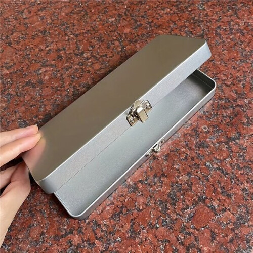 Rectangular tin storage box 1