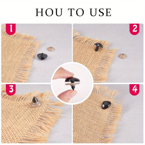 Plastic safety noses for toys 2