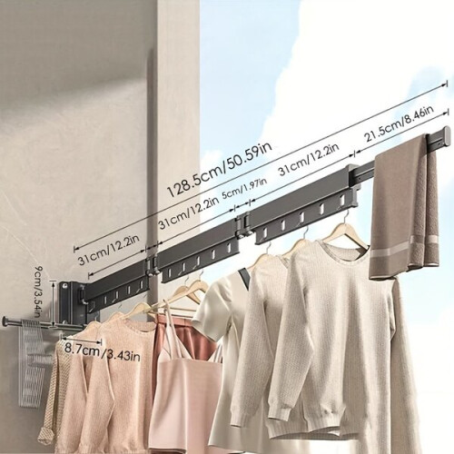 Foldable aluminum dryer holder 1