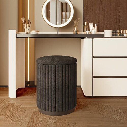 Chaise de coiffeuse minimaliste avec rangement 1