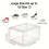 Boîte à chaussures pliable avec porte 3