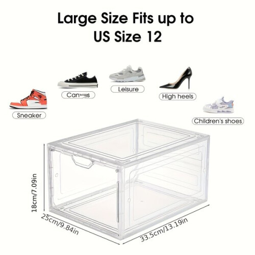 Boîte à chaussures pliable avec porte 2