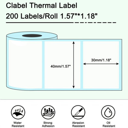 Thermopapier-Etikettenrollen 2