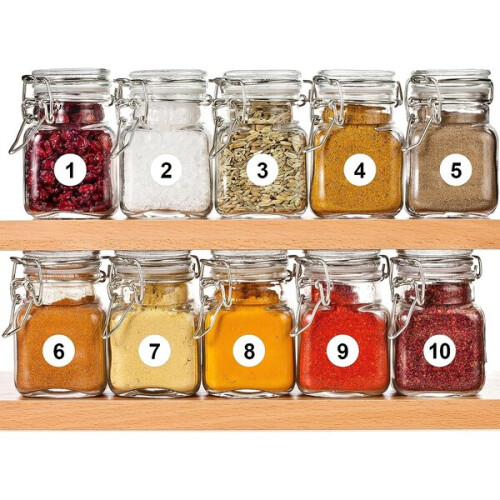 Vinyl number stickers for organization 2