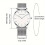 Edelstahluhr mit Mesh-Armband 4