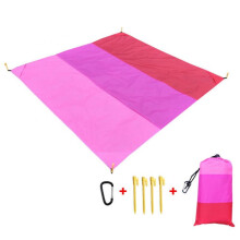 79''*56'' Large Sandproof Beach Blanket Picnic Mat for 5 Adults
