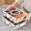 Refrigerator storage box with lid 3