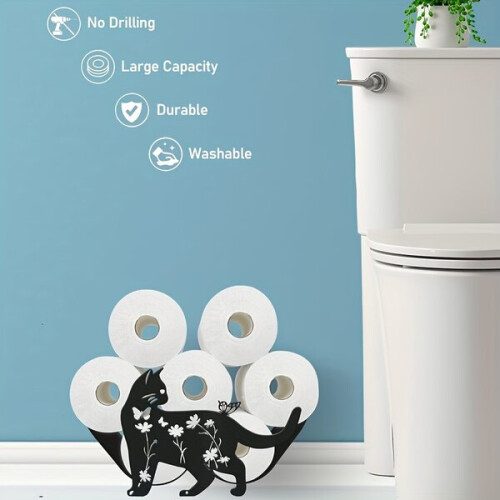 Porte-papier toilette double face pour chat 2