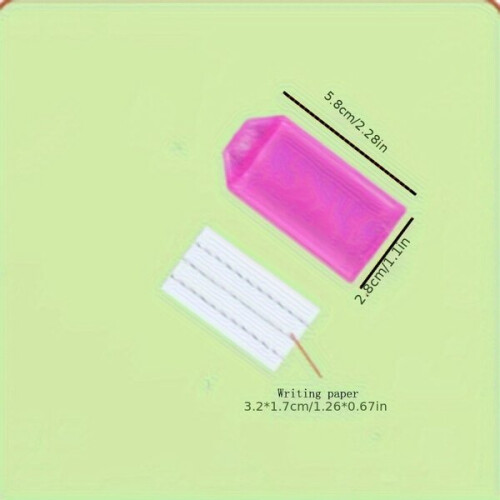 Plastic sleutelhanger met ring. 1