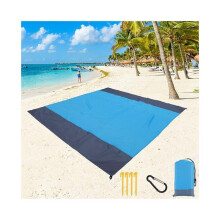 Beach Blanket, Sandproof Waterproof Beach Mat Quick Dry Lightweight Portable Oversized Picnic Mat