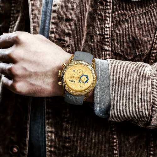 Herren-Chronograph aus Edelstahl 1