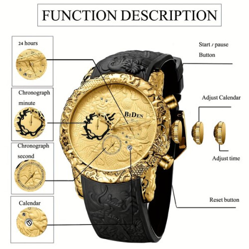 Herren-Chronograph aus Edelstahl 2