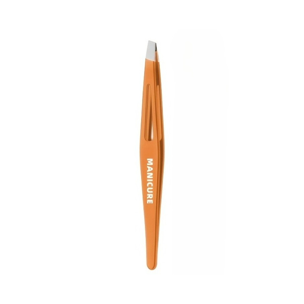 Stoyotu Orange (Orange) 1Pc Precision Stainless Steel Eyebrow Tweezers Painless Tweezers For Eyebrow Shaping Trimming And Beard Care Tool Festival Gift