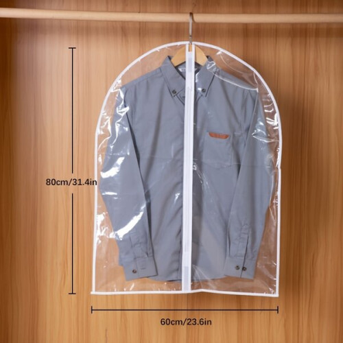 AOLORES Transparente Kleiderschutzbeutel, 5 Stück. 1