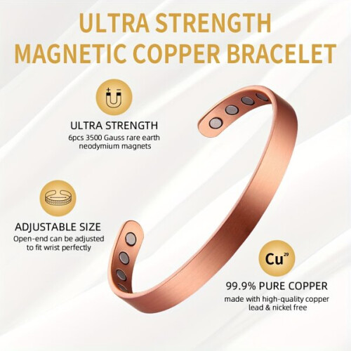Magnetisches Armband aus Kupfer 1