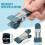 BAOFALI Sturdy Metal Clothespins with Rubber 2