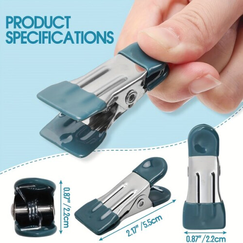 BAOFALI Sturdy Metal Clothespins with Rubber 1