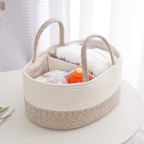 Striped fabric bag for babies 2
