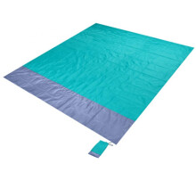 Waterproof Multi-Use Beach Blanket 200*210cm Portable Picnic Mat Gray