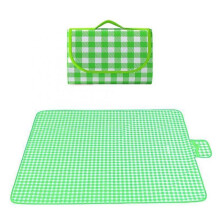 Large Waterproof Beach Blanket 78x78 Inch Sandproof Outdoor Picnic Mat for Family Camping Green XXL
