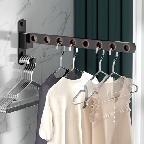 Foldable clothes hanger with holes 2