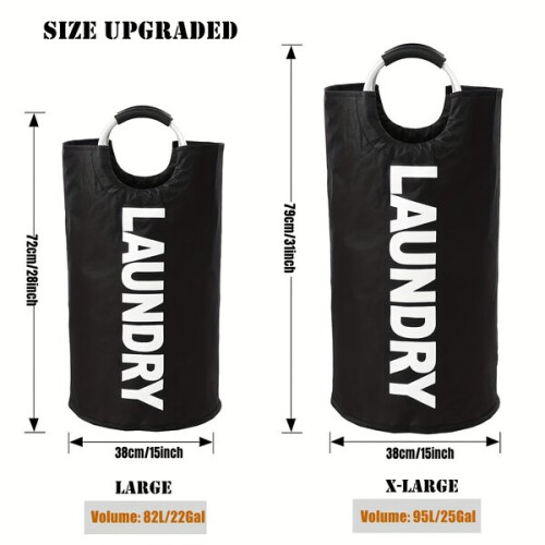 Grand panier à linge pliable 2