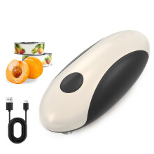 (Default) Cordless Electric Can Opener USB-C Rechargeable with One-Touch Auto Operation, Cordless - Can Opener Suitable
