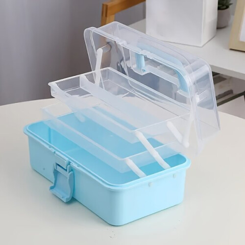 Transparente dreilagige Box 1