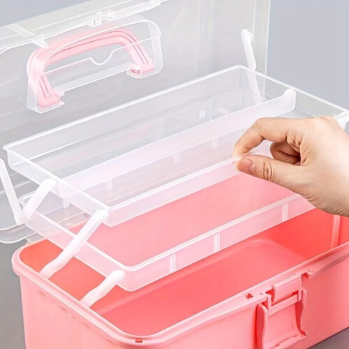 Transparente dreilagige Box 2