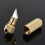 Brass capsule knife keychain 4