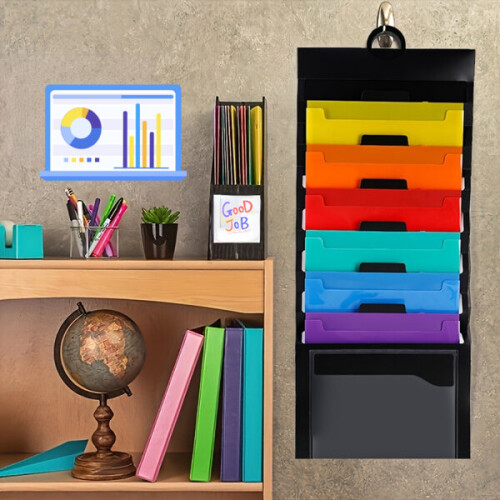 Wandgemonteerde documentenorganizer 2