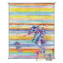 Beach Blanket Sandproof Waterproof Windproof, suitable for outdoor picnics, tent camping, camping mats/86.6*70.8 in/2 PCS