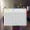Magnetisch whiteboard voor de kalender 2