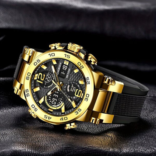 Siliconen horloge met dubbel display 2