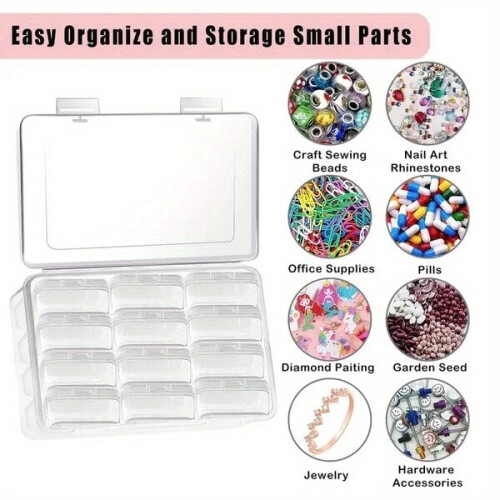 Clear plastic storage case 1