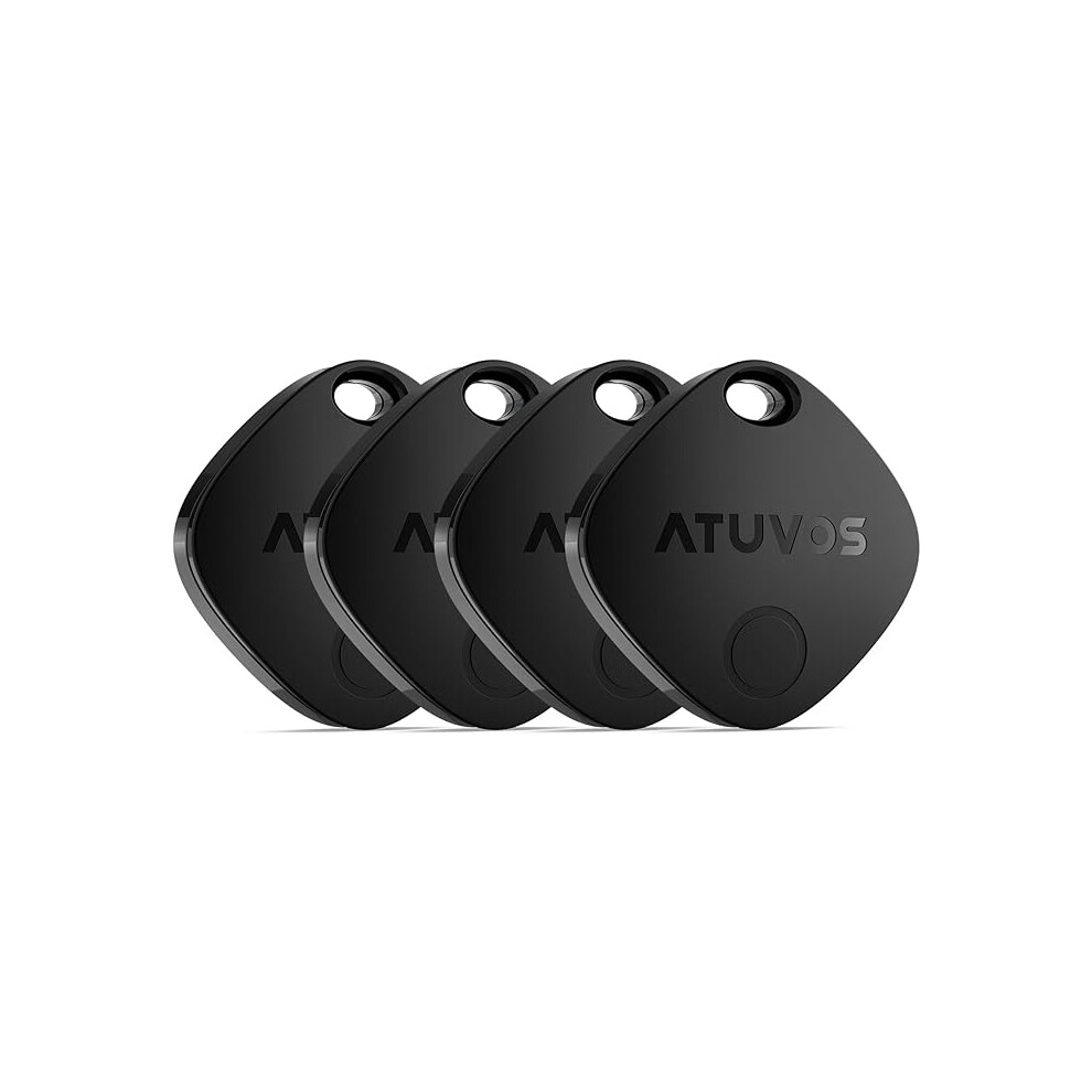 Atuvos Air Tags 4 Pack,Tracker Bluetooth Item Finder, Compatible With Apple Find My (Ios Only), Replaceable Battery, Ip67 Waterproof 01264395