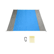Beach Blanket with Corner Pockets Sandproof Extra Beach Mat Oversized Beach Blanket Waterproof for Picnic Concert A