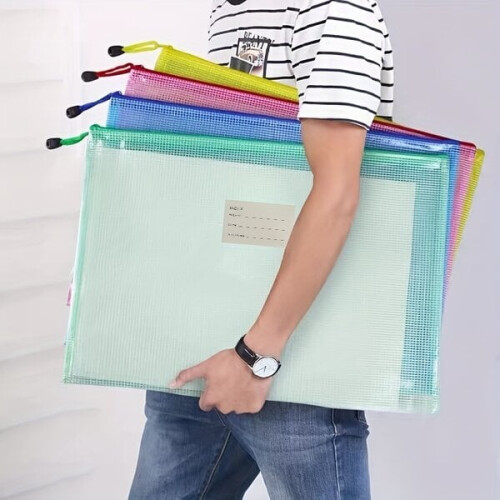 Transparent waterproof file bag 1