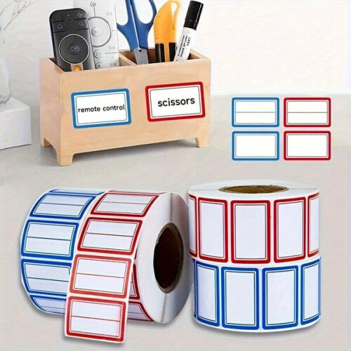 Klebeetiketten zur Organisation 1