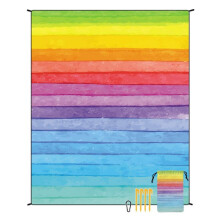 Beach Blanket Sandproof Waterproof Windproof, suitable for outdoor picnics, tent camping, camping mats/86.6*70.8 in