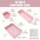 Set di organizer per cassetti in plastica 3