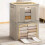 2-piece fabric folding boxes with handles. 2