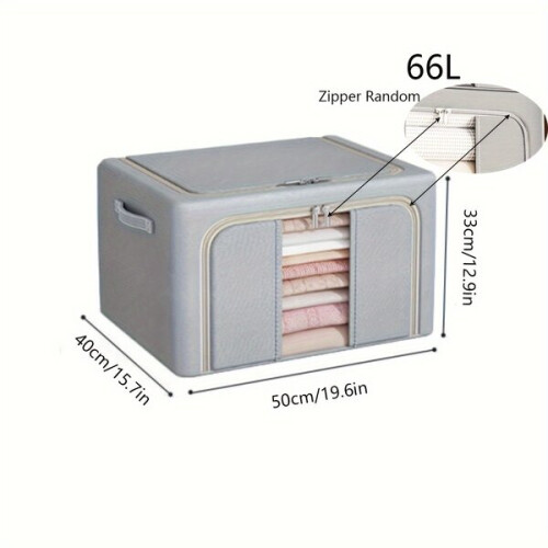 2-piece fabric folding boxes with handles. 2
