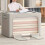 2-piece fabric folding boxes with handles. 5